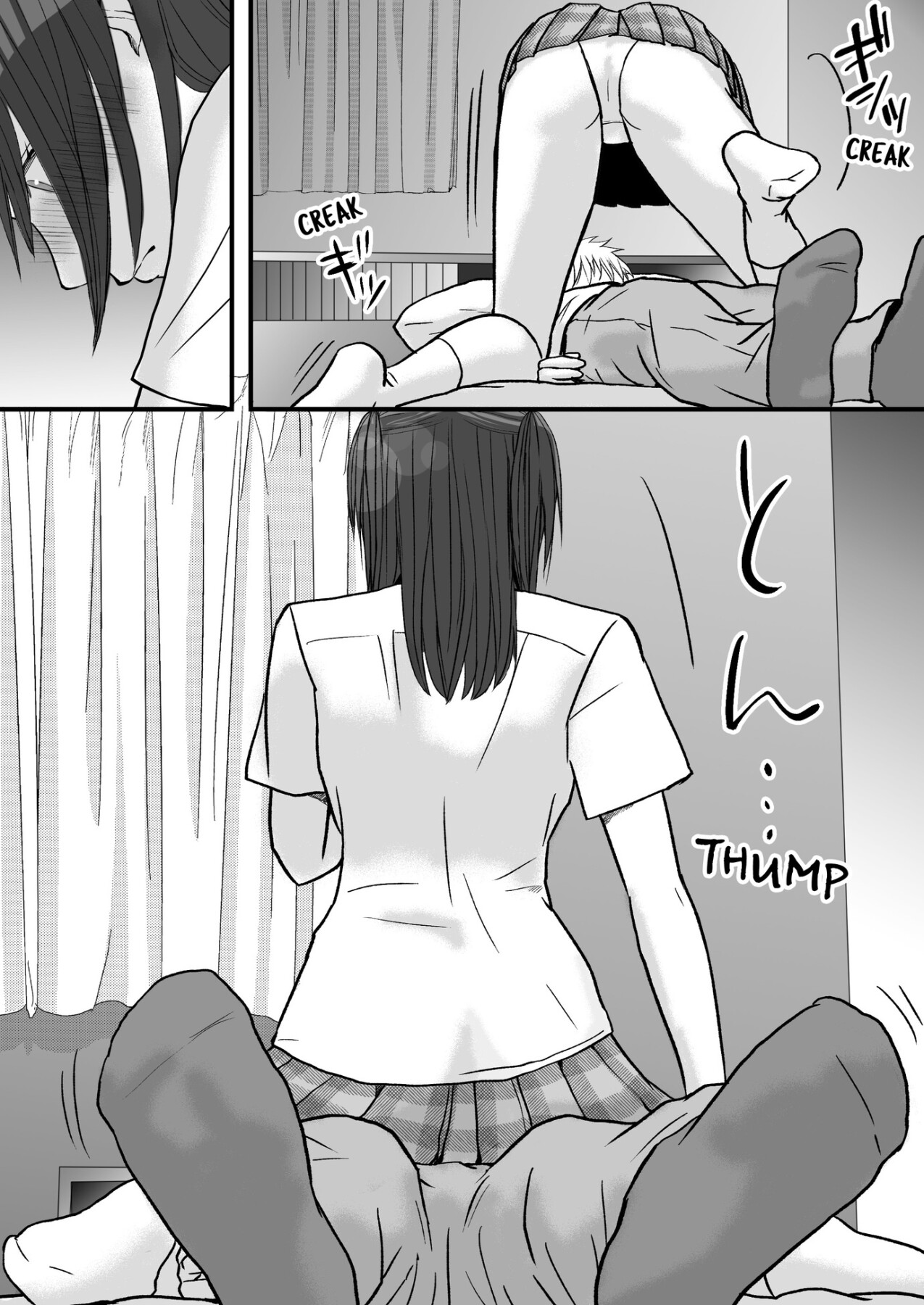 Hentai Manga Comic-You Said It'd Just Be Grinding... But You Ended up Slipping It In. Now I'm Just the Top Student's Toy.-Read-10